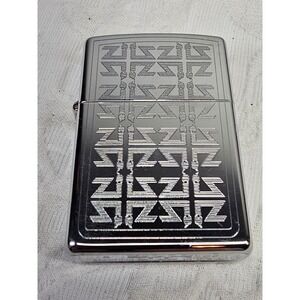 Zippo‎ Lighter FLAME Repeat  2002 Reverse vtg